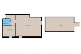 Neue und charmante Zwei-Zimmerwohnung im Zentrum - Grundriss