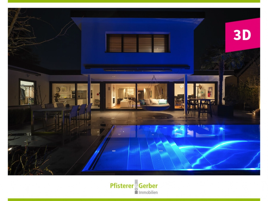 Stadtvilla mit Pool – Privatsphäre trifft Lebensqualität – Ein Zuhause für höchste Ansprüche - Ansicht (80661)