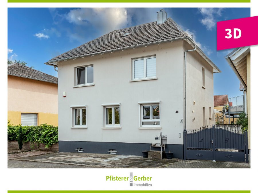 Charmantes Einfamilienhaus mit großzügiger Südterrasse in zentraler Lage 2 Charmantes Einfamilienhaus mit großzügiger Südterrasse in zentraler Lage, 76676 Graben-Neudorf, Einfamilienhaus