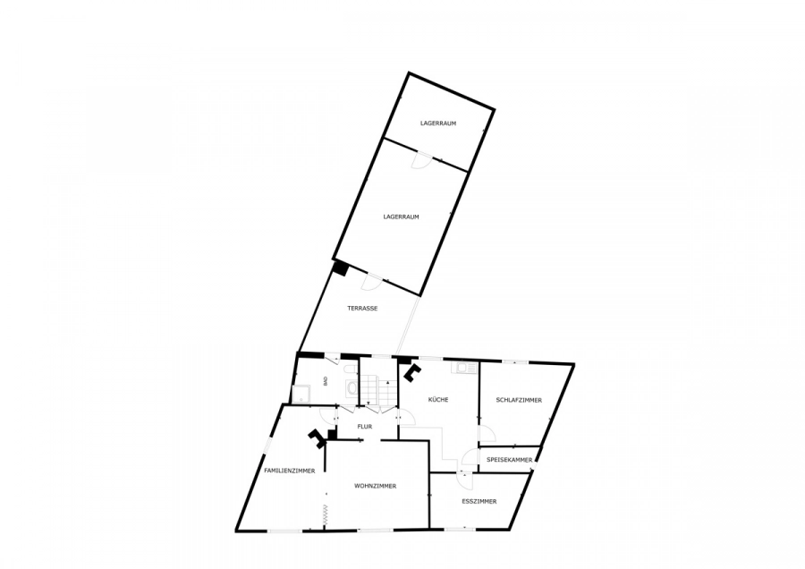 Charmantes Wohnhaus mit Potenzial in idyllischer Lage in Odenheim - Obergeschoss (78581)