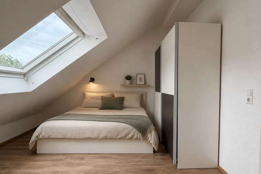 Schlafzimmer visualisiert