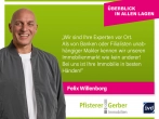 Ihr Ansprechpartner - Vermietetes Dachgeschoss–Apartment mit TG–Stellplatz