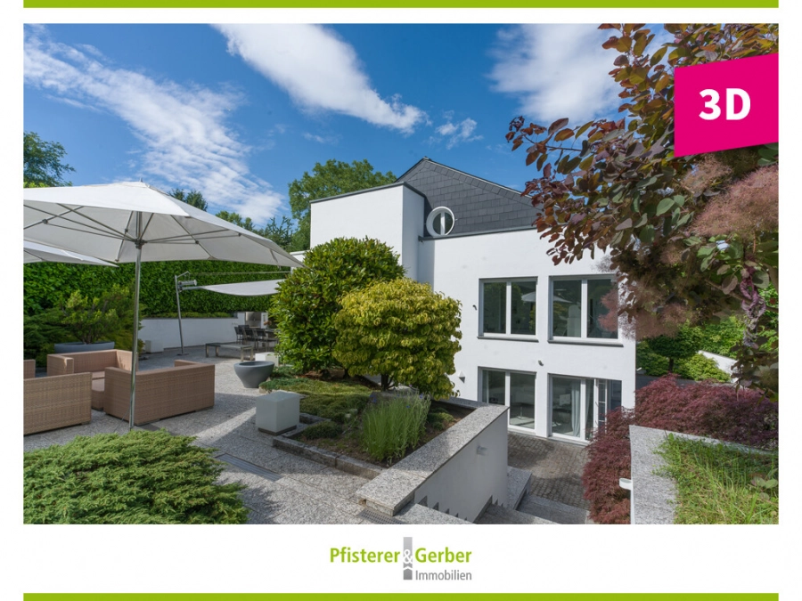 Wohnkomfort auf höchstem Niveau- Architektenhaus in unverbaubarer Feldrandlage, 75045 Walzbachtal, Villa
