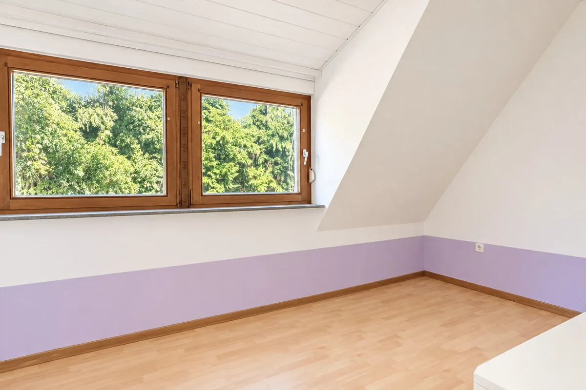 Zimmer nach hinten