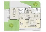 Grundriss Erdgeschoss - Bezugsfertiges Designerhaus: Hochwertig, effizient, unverwechselbar