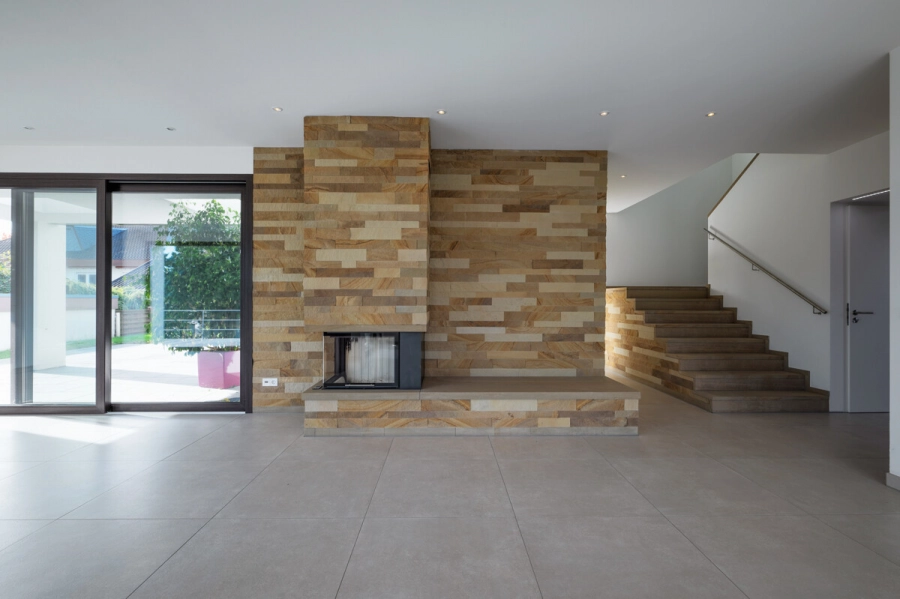 Bezugsfertiges Designerhaus: Hochwertig, effizient, unverwechselbar - Wohnbereich (78820)