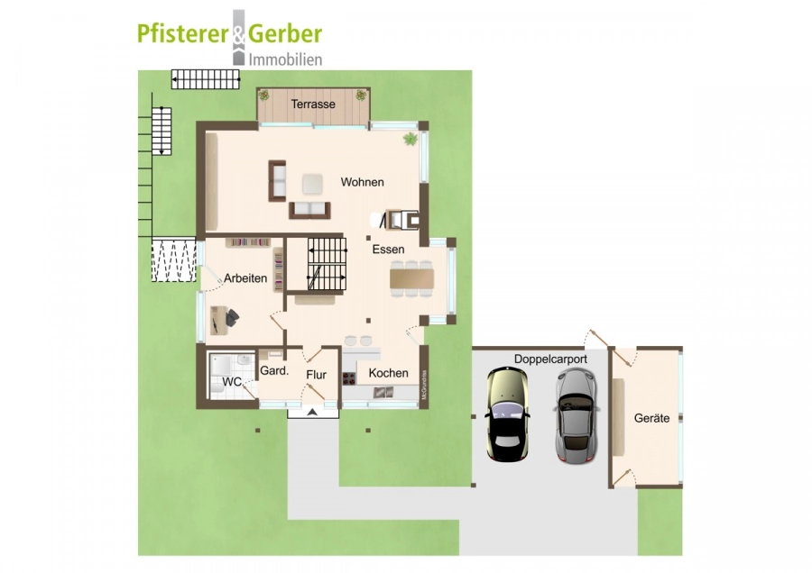 Modernes und energieeffizientes Einfamilienhaus – Komfort und Eleganz vereint! - Erdgeschoss (78930)