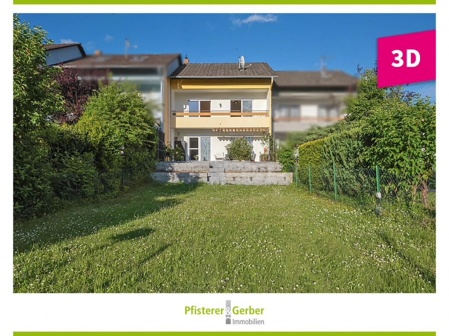Ruhig gelegenes, energetisch saniertes Reihenmittelhaus mit Garten und Garage, 76646 Bruchsal, Reihenmittelhaus