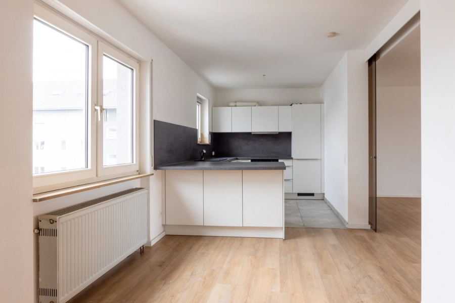 Renovierte 2,5 Zimmer-Wohnung in Wiesental – Ideal für Singles und Paare mit mit moderner Einbauküche! - Küche (78777)