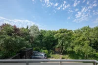 Ausblick vom Balkon