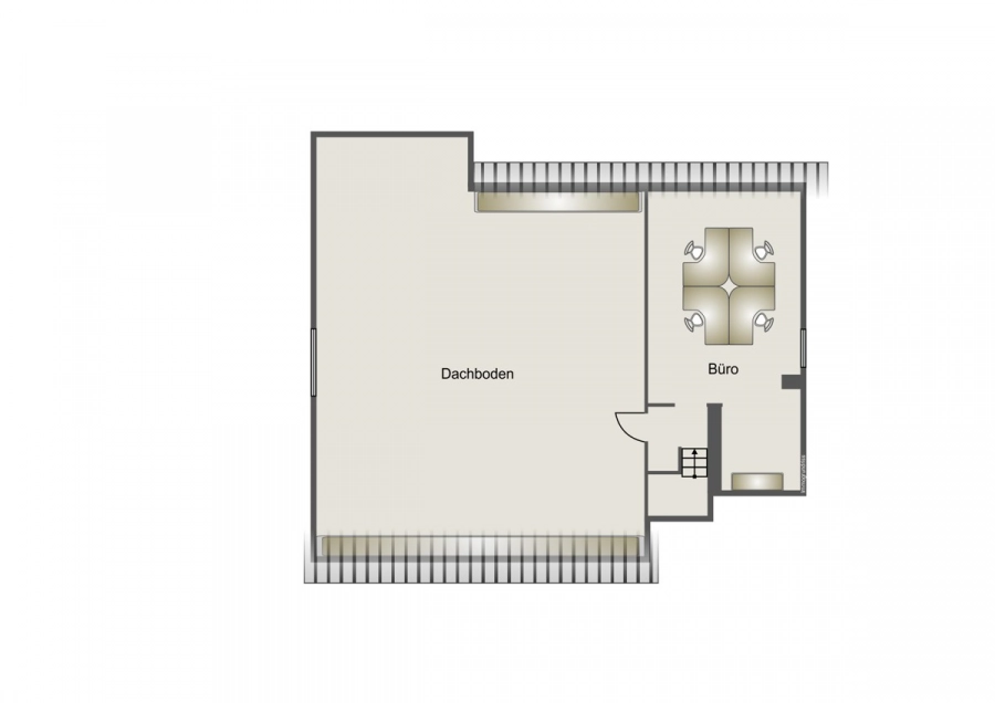 Ihr Rückzugsort in bester Aussichtslage – Modernes Einfamilienhaus mit Einliegerwohnung - Grundriss Dachgeschoss (79309)