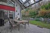 Terrasse - Einfamilienhaus mit Einliegerwohnung in Höhenlage von Untergrombach